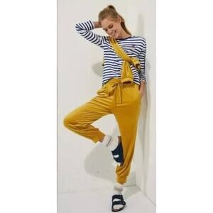 Anthropologie Saturday Sunday Gold Merida Velvet Jogger Pants Sz.XS